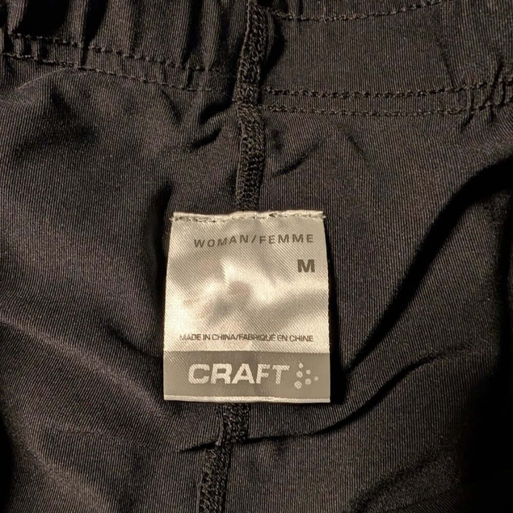 Craft Athletic Shorts Grey Black Medium - Picture 3 of 5